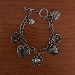 NWOT American Eagle Bangle charm bracelet
